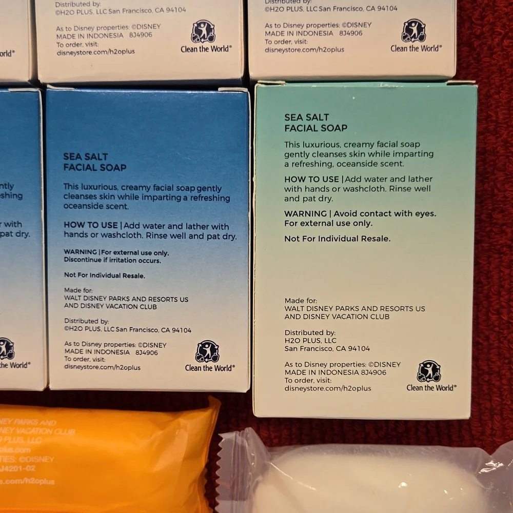 Disney Resorts H20+ facial soap bundle sea salt